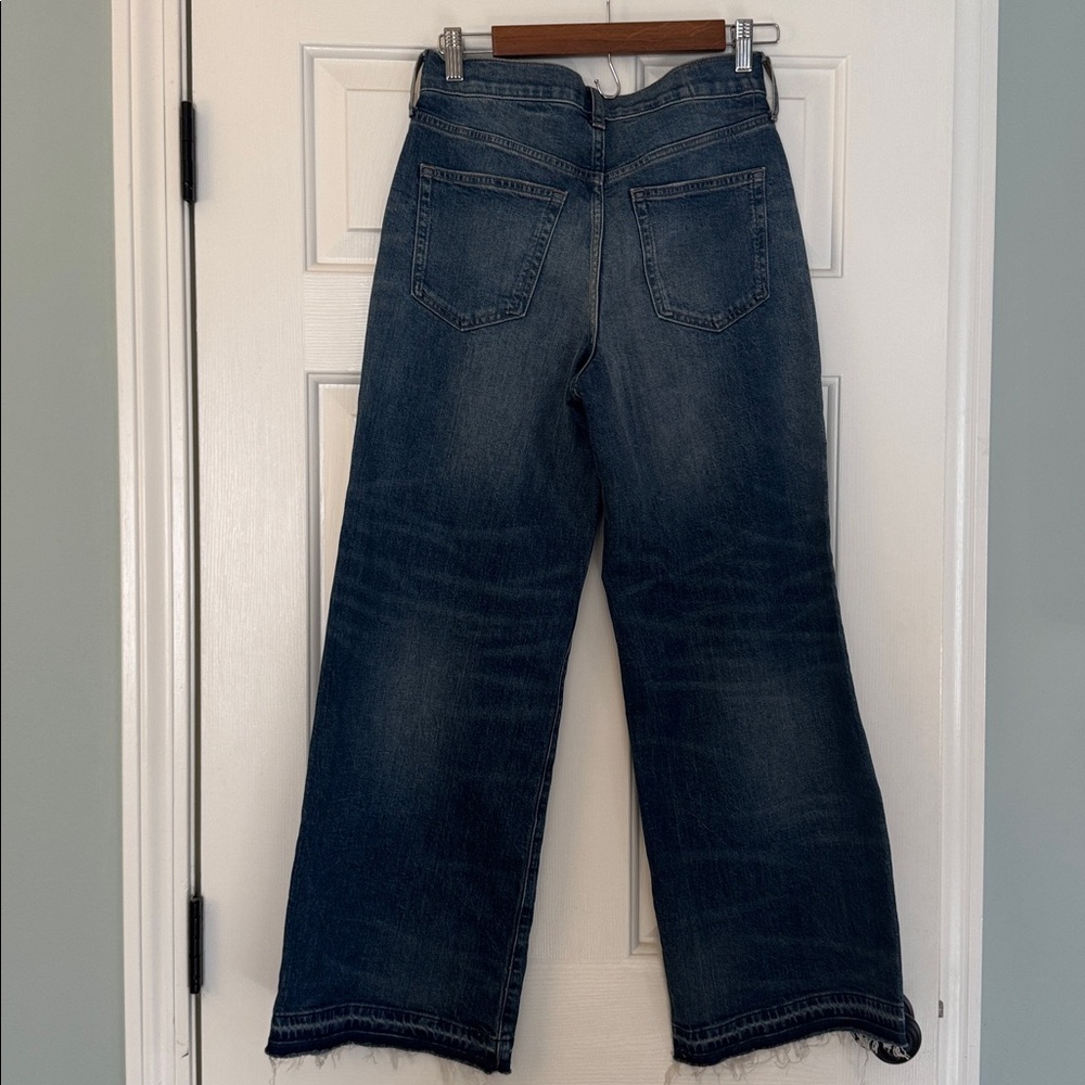 NWT J. Crew Denim Trouser High Rise Semi-Stretch Classic Indigo Jeans - Picture 5 of 10